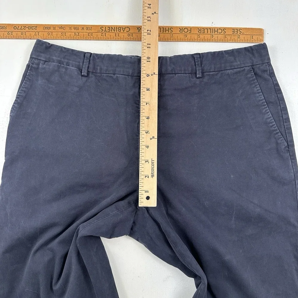 Polo Ralph Lauren Men's Navy Blue Pants 34x33 Chino Stretch Straight‎ Classic
